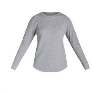 Time and Tru Gray Fitted Long Sleeve Hoodie